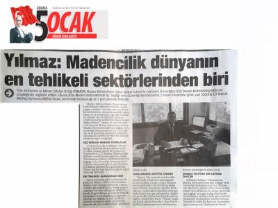 ADANA ŞUBE BAŞKANIMIZ MEHMET YILMAZ BASIN AÇIKLAMASI YAPTI (31/10/2017)