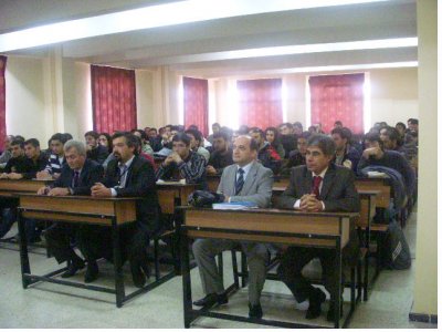 DEÜ MADEN MÜHENDİSLİĞİ ÖĞRENCİLERİ İLE TOPLANTI YAPILDI.