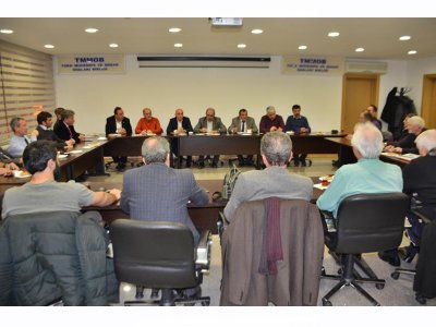 TMMOB YÖNETİM KURULU-ODA BAŞKANLARI TOPLANTISI YAPILDI