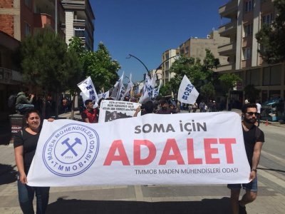 SOMA için, 301 madenci için adalet!