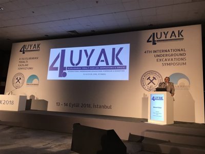 4. ULUSLARARASI YERALTI KAZILARI SEMPOZYUMU VE SERGİSİNE KATILDIK (13-14.09.2018)