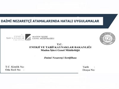 DAİMİ NEZARETÇİLİK ATAMALARI İLE İLGİLİ VALİLİKLERE GÖNDERMİŞ OLDUĞUMUZ YAZIMIZ.