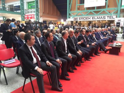 4. BURSA BLOK MERMER FUARINA KATILDIK, ARDINDAN BURSA` DAKİ ÜYELERİMİZLE BİR ARAYA GELDİK.
