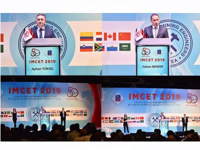 TÜRKİYE 26. ULUSLARARASI MADENCİLİK KONGRESİ VE SERGİSİ (IMCET 2019) 19 NİSAN 2019 TARİHİNDE SONA ERDİ