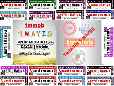 ÜYELERİMİZİ 1 MAYIS`I ÇOŞKUYLA KUTLAMAYA ÇAĞIRIYORUZ