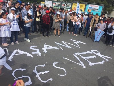 1 MAYIS BİRLİK MÜCADELE DAYANIŞMA GÜNÜNDE ALANLARDAYDIK