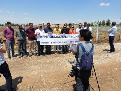TMMOB DİYARBAKIR İKK KENT ORMANININ YEŞİL ALAN OLARAK KORUMA ALTINA ALINMASI ÇAĞRISI BULUNDU(26.07.2019)