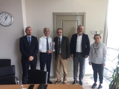 İBB Genel Sekreter Yardımcısı ve Raylı Sistem Daire Başkanı Ziyaret Edildi