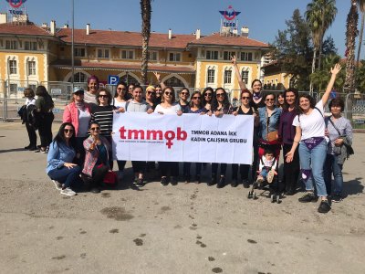 ADANA İKK 8 MART DÜNYA KADINLAR GÜNÜ ETKİNLİKLERİNDEN KADIN YÜRÜYÜŞÜNE KATILDIK (08.03.2020)