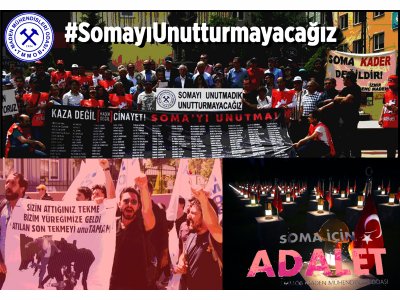 6. YILINDA, SOMA FACİASINI VE YİTİRDİĞİMİZ 301 MADENCİYİ UNUTMAYACAĞIZ, UNUTTURMAYACAĞIZ.