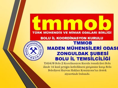 BOLU İKK 16 kızıl geyiğin avlanması için ihale edilerek katledilmesi girişimine karşı Bolu Belediyesi Hayvan Hakları Komisyonuna destek ziyaretinde bulundu.