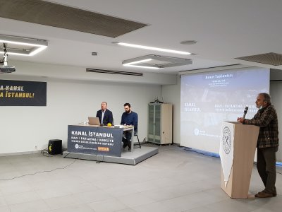 Kanal İstanbul Kazı Patlatma Nakliye Teknik Değerlendirme Raporu Basın Toplantısı yapıldı.