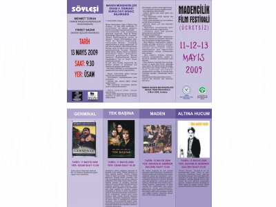 Madencilik Film Festivali Başladı (11.05.2009)