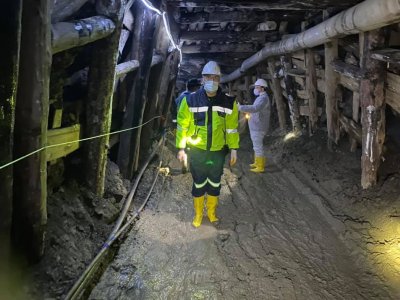 POS MADENCİLİK YERALTI KROM OCAĞINI ZİYARET ETTİK (05.03.2021)
