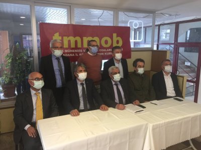 TMMOB ADANA İL KOORDİNASYON KURULU (İKK) BASIN AÇIKLAMASINA KATILDIK (30.04.2021)