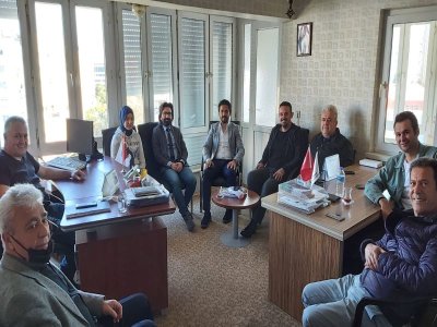 JEOLOJİ MÜHENDİSLERİ ODASI ANTALYA ŞUBESİ VE GIDA MÜHENDİSLERİ ODASI ANTALYA ŞUBESİ YÖNETİM KURULLARI BÖLGE TEMSİLCİLİĞİMİZİ ZİYARET ETTİLER