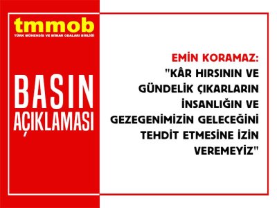 ÇEVRE MÜCADELESİ YAŞAM MÜCADELESİDİR!