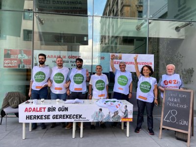 Gezi için Adalet Nöbeti`ndeyiz