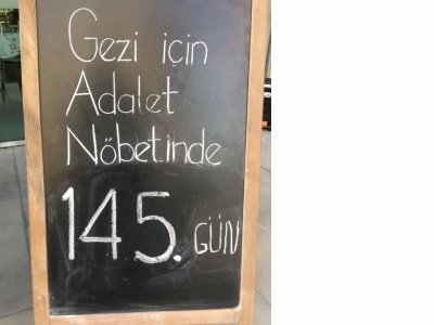 Gezi için Adalet Nöbetinde 145. Gün!
