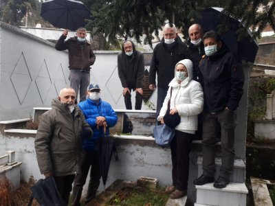 SERDAR ÖMER KAYNAK ÖLÜMÜNÜN 2.YILINDA MEZARI BAŞINDA ANILDI