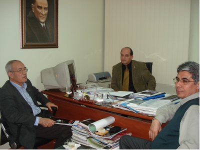 GÖZLEM GAZETESİ EDİTÖRÜ ŞUBEMİZİ ZİYARET ETTİ (15.02.2010)