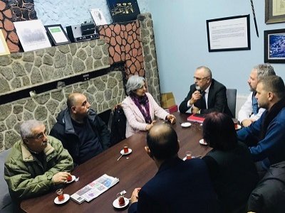 EMEP GENEL BAŞKANININ ODAMIZI ZİYARETİ