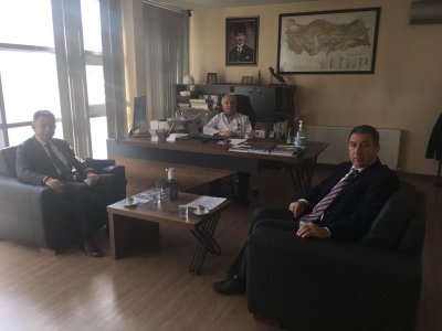 MADEN MÜHENDİSLERİ ODASI OLARAK ARGETEST FİRMASI GENEL MÜDÜRÜ EMİN ULU ZİYARET EDİLDİ.