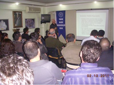 İZMİR`DE TEKNİK NEZARETÇİ YENİLEME EĞİTİMLERİNİN 3.sü YAPILDI(13.02.2011)