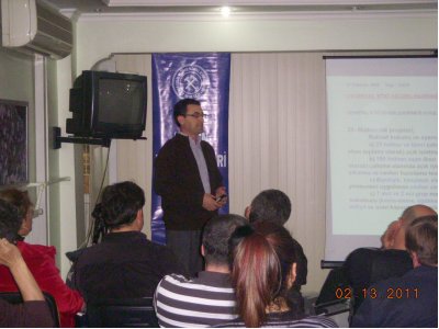 İZMİR`DE TEKNİK NEZARETÇİ YENİLEME EĞİTİMLERİNİN 3.sü YAPILDI(13.02.2011)