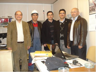 AYDIN - PAMUKÖREN`DE BULUNAN ÖZEL SEKTÖRE AİT SONDAJ KAMPINDA ÇALIŞAN MESLEKTAŞLARIMIZ ZİYARET EDİLDİ (19.02.2011)