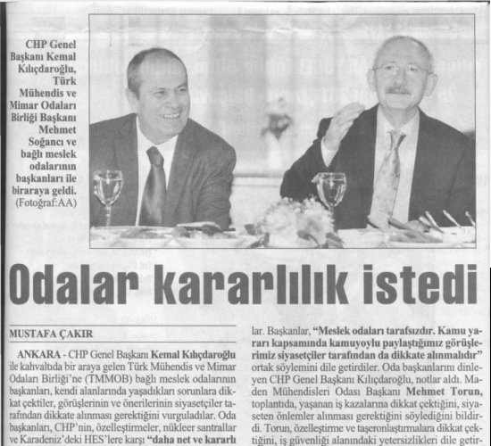 Odalar Kararlılık İstedi.