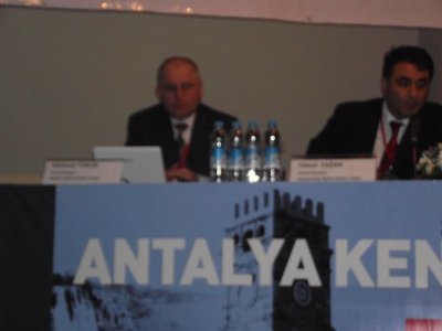 ANTALYA KENT SEMPOZYUMU`NA KATILDIK