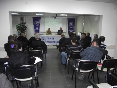 “Tünel Ve Metro Çalışmalarında Kaya Mekaniği ve Yer Araştırmalarının Önemi, Maden Mühendislerinin Konumu” Konulu Söyleşi Yapıldı.