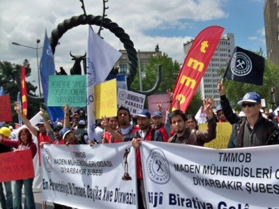 15 MAYIS 2011 ANKARA TMMOB MİTİNGİNE KATILDIK
