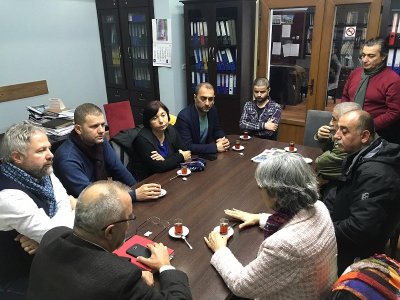 EMEP GENEL BAŞKANININ ODAMIZI ZİYARETİ