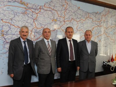 KARAYOLLARI GENEL MÜDÜRÜ ZİYARET EDİLDİ.