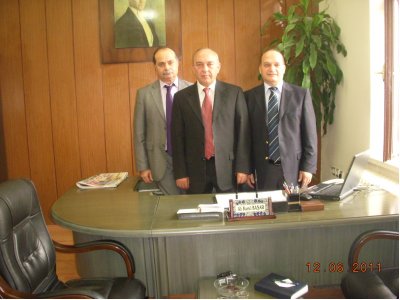 Muğla Vali ve Vali Yardımcısı makamında ziyaret edildi.(6.12.2011)