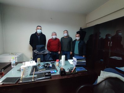 MESLEKTAŞLARIMIZI İŞ YERLERİNDE ZİYARET ETMEYE DEVAM EDİYORUZ