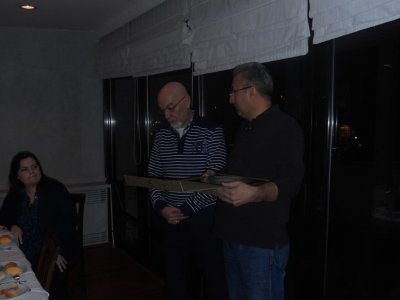İstanbul Şubemizin Kurucu Başkanı Tayfun Mater‘e ve 8. Dönem Yönetim Kurulu Başkanı Doç.Dr. A.Ekrem Yüce‘ye teşekkür plaketi verildi.
