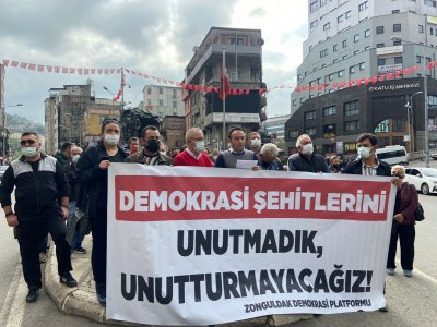 10 EKİM GAR KATLİAMI DOLAYISIYLA MADENCİ ANITINDA BASIN AÇIKLAMASI YAPILDI