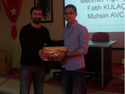 DEÜ Maden Mühendisliği Bölümü Staj Ödül Törenine katıldık (02.05.2012)