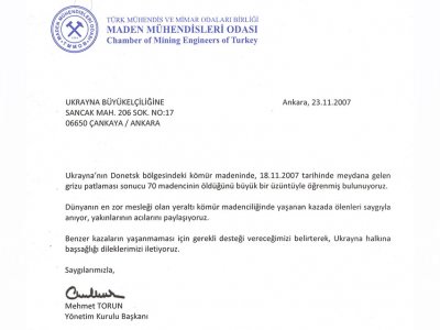 UKRAYNA BÜYÜK ELÇİLİĞİNE