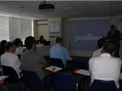 İş Hukuku Enstitüsü`nde Seminer verildi.