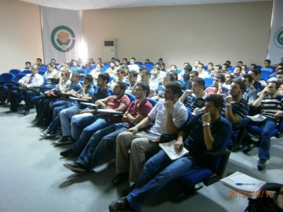 ÇUKUROVA ÜNİVERSİTESİ 4.SINIF ÖĞRENCİLERİNE İŞLETME PROJESİ HAZIRLANMASI ANLATILDI. (16.10.2012)