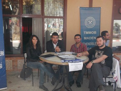 MADEN MÜHENDİSLİĞİ BÖLÜMÜNE YENİ KAYIT YAPTIRAN ÖĞRENCİLERE ODAMIZIN TANITIMI YAPILDI.