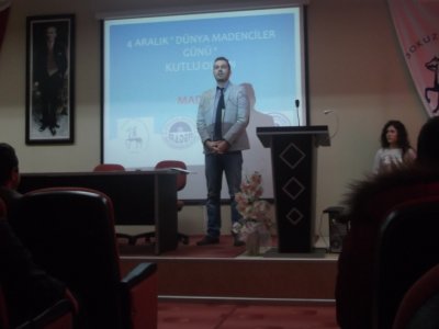4 Aralık Madenciler Günü DEÜ Maden Müh. Böl.`de Kutlandı 