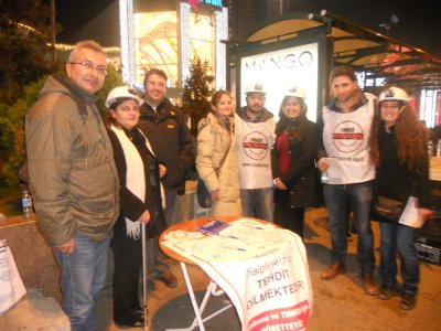 TMMOB Yasa değişikliğine karşı halka açık imza kampanyası yapıldı.