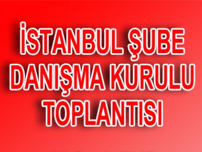 3. Danışma Kurulu toplantısı 12 Ocak Cumartesi yapılacaktır.