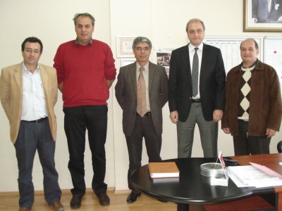Dokuz Eylül Üniversitesi Müh. Fak. Dekan Yardımcılığı Görevine Atanan Meslektaşımız Doç. Dr. Gürcan KONAK, Makamında Ziyaret Edildi.(16.01.2013)