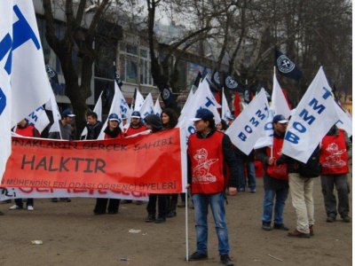 EMEĞE SAYGI MİTİNGİNDEYDİK